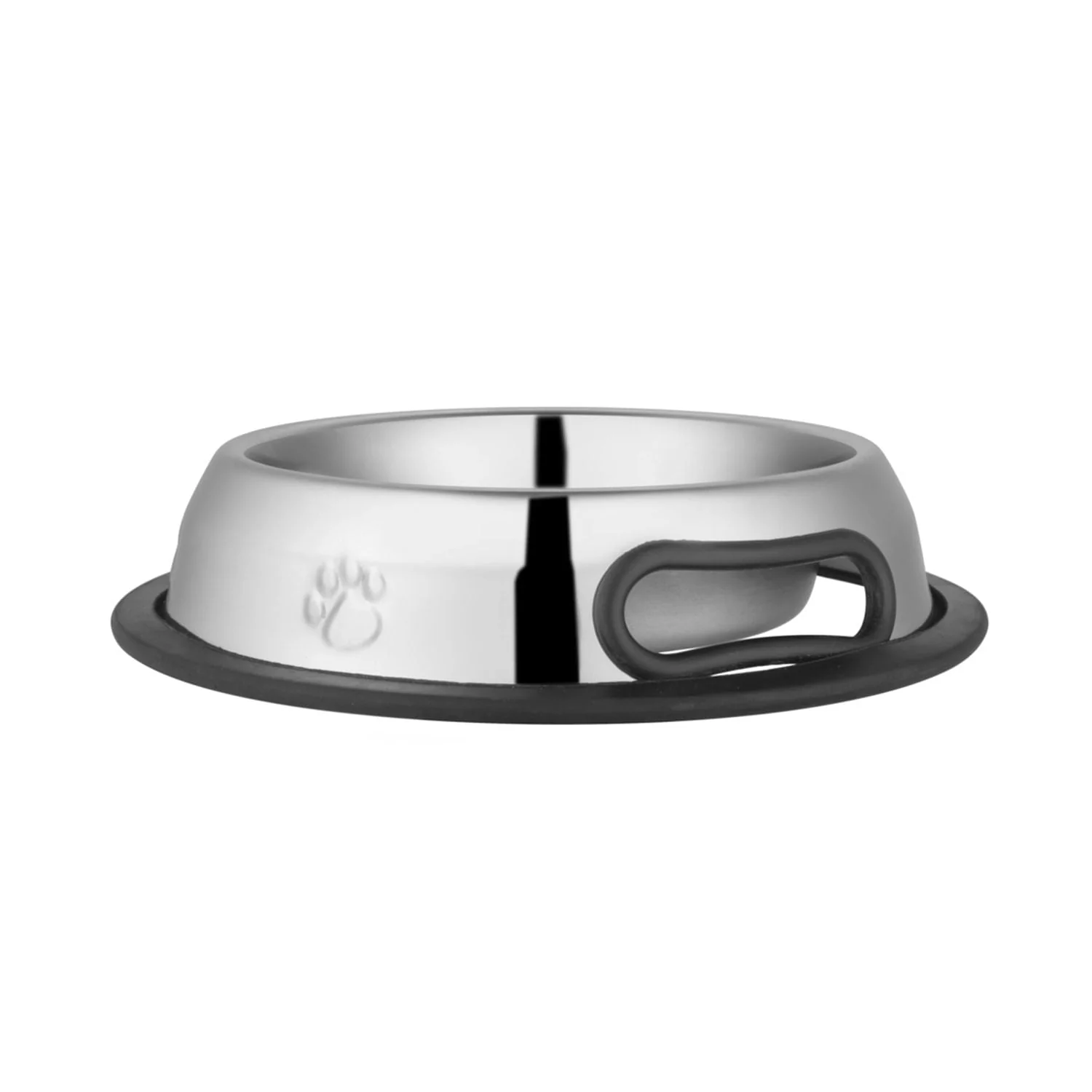 Jeffers Pet Embossed No-Tip Anti-Skid Stainless Steel Pet Bowls for Dogs, Cats, Puppies, Kittens – Rubber Base, Food & Water Feeding Dish - Image 7