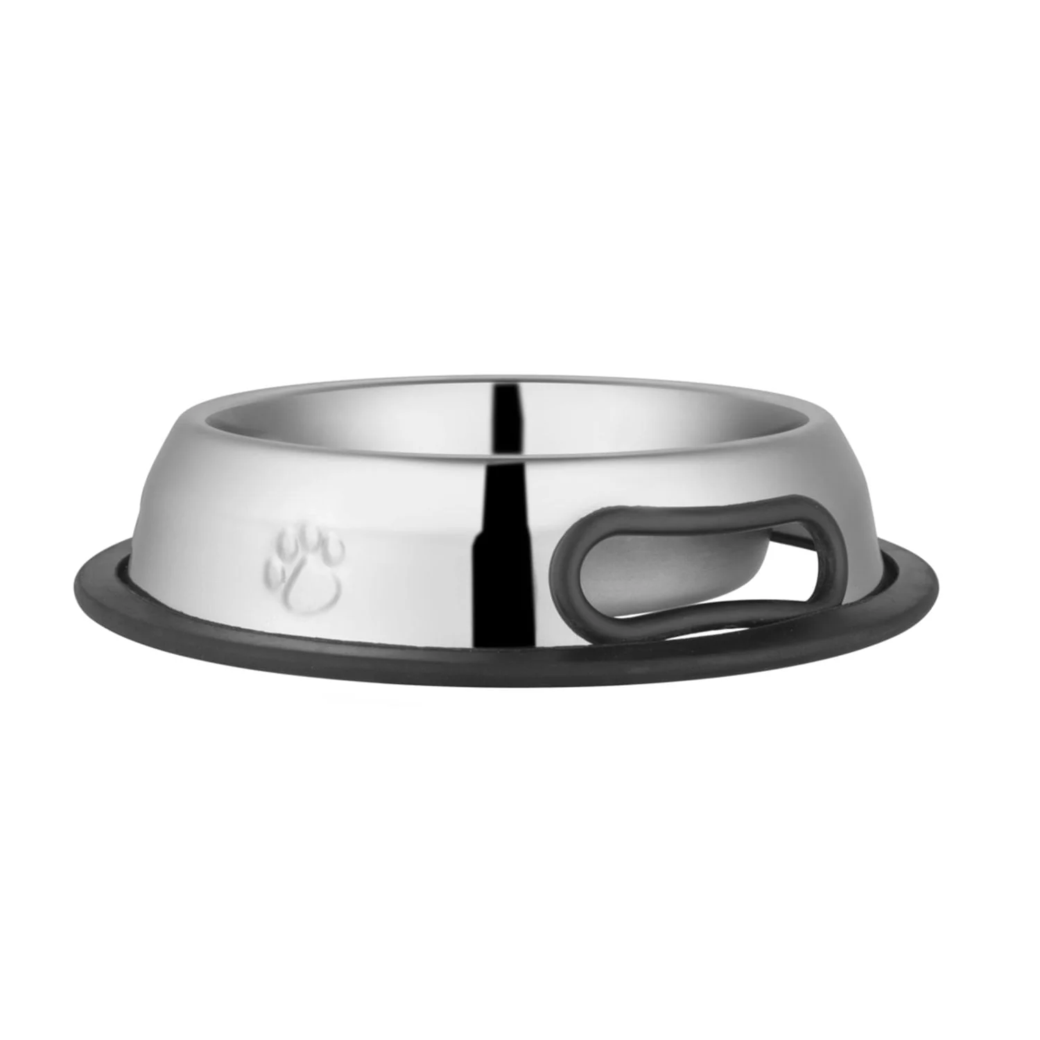 Jeffers Pet Embossed No-Tip Anti-Skid Stainless Steel Pet Bowls for Dogs, Cats, Puppies, Kittens – Rubber Base, Food & Water Feeding Dish - Image 8