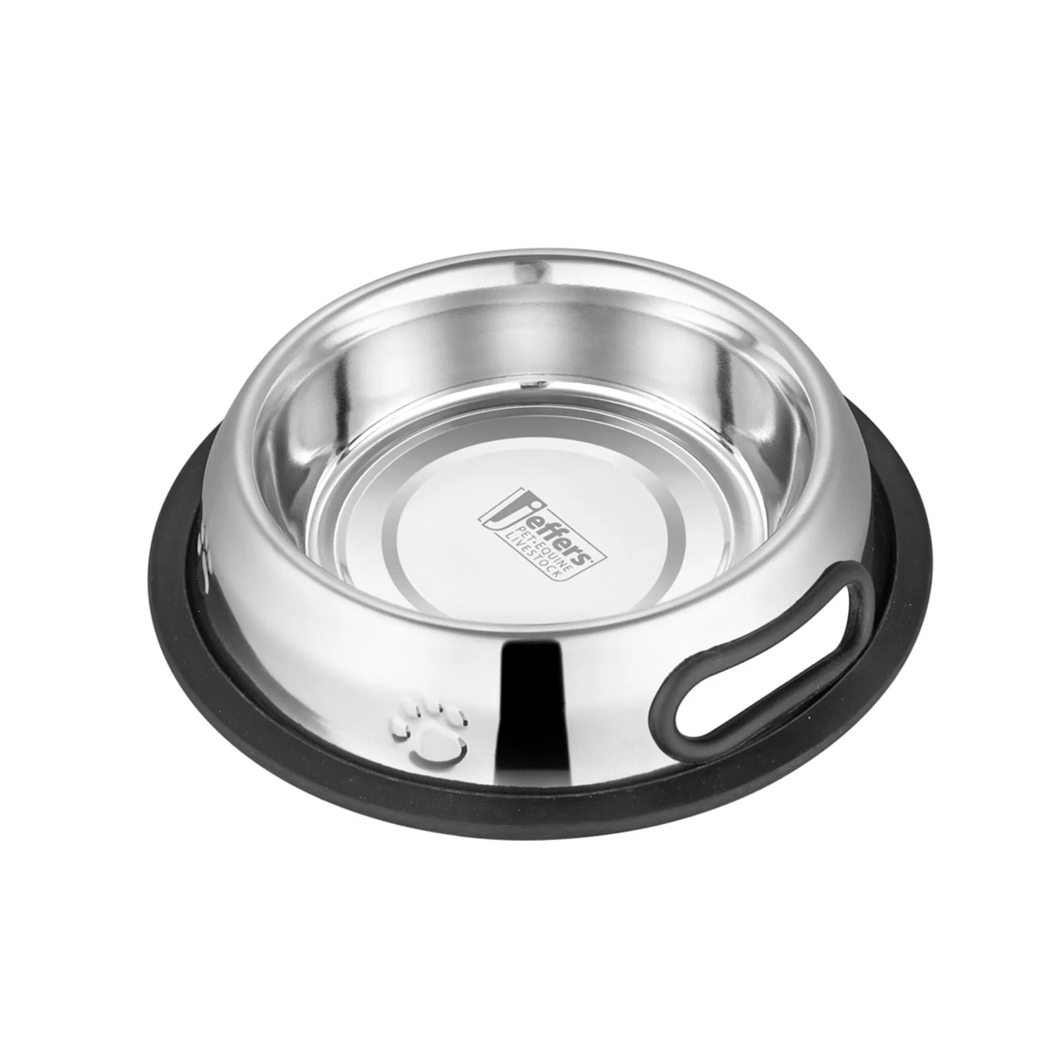 Jeffers Pet Embossed No-Tip Anti-Skid Stainless Steel Pet Bowls for Dogs, Cats, Puppies, Kittens – Rubber Base, Food & Water Feeding Dish - Image 9