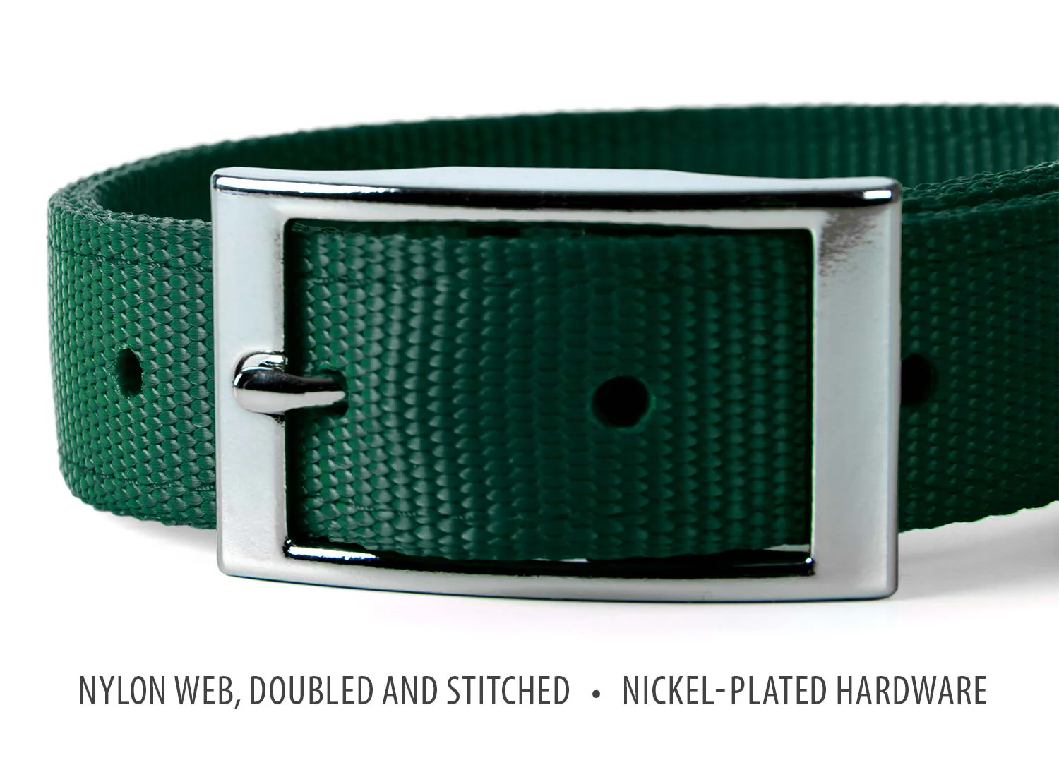 Jeffers Solid Web Nylon Dog Collar - Image 48