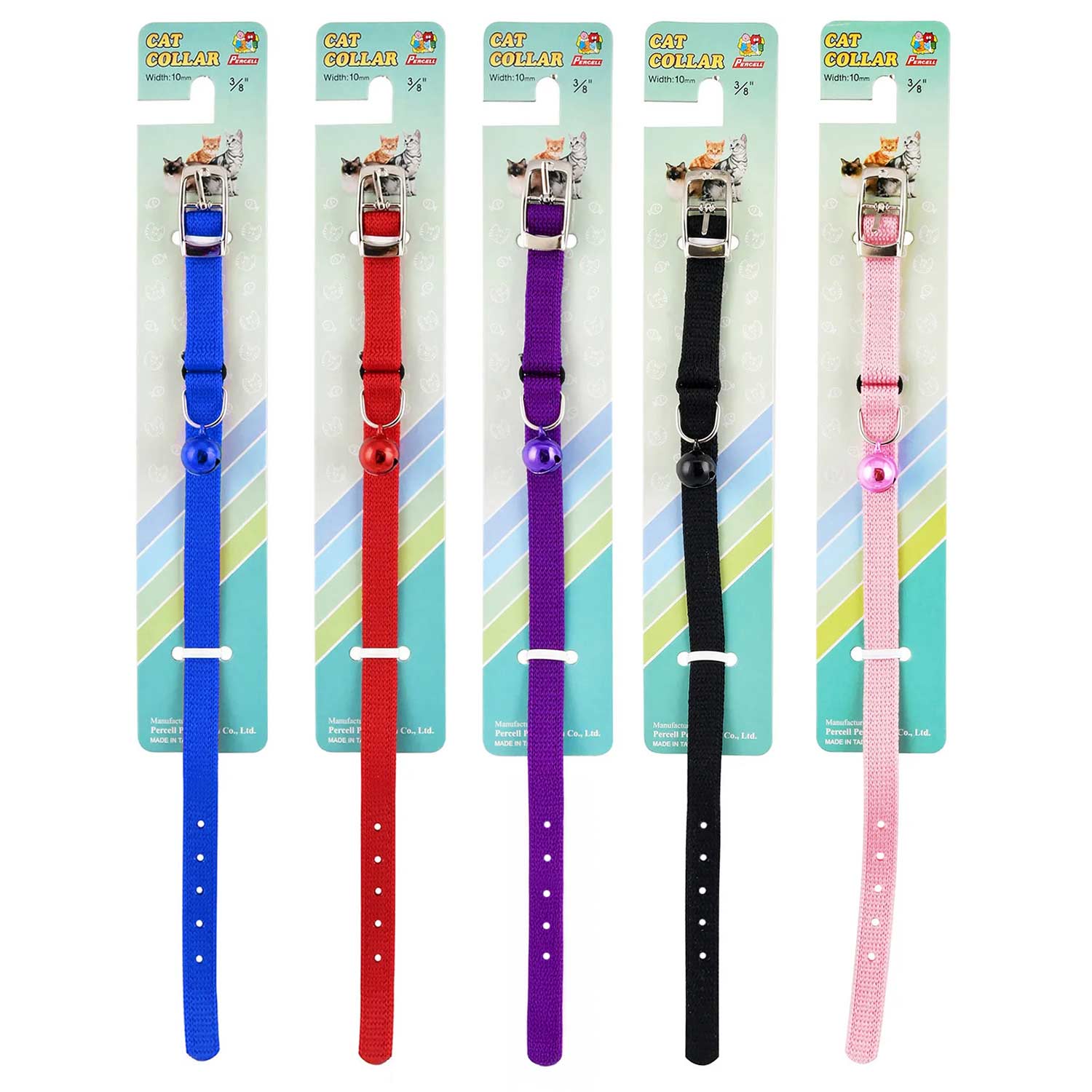 Jeffers Solid Adjustable Nylon Cat Collars - Image 5