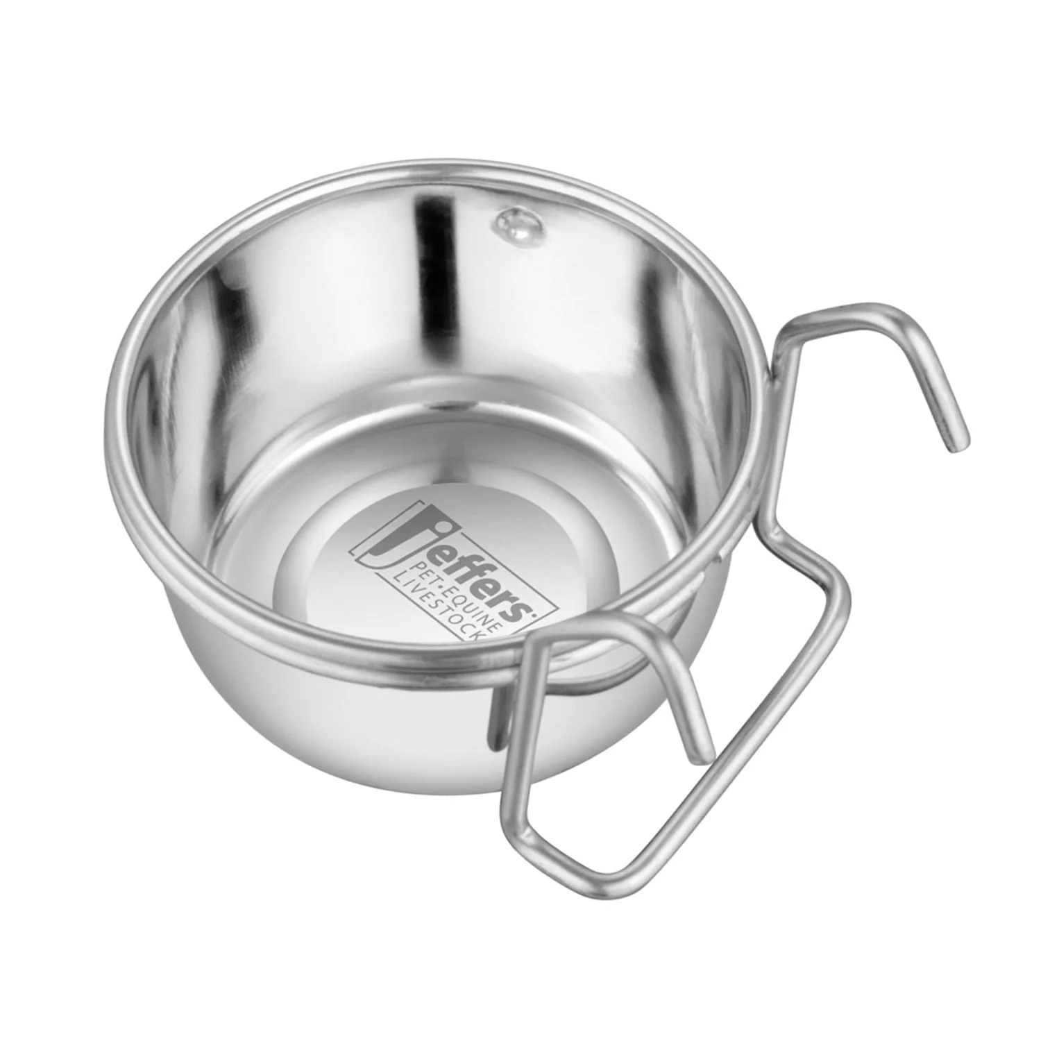 Jeffers Stainless Steel Cage Cup Pet Feeders with Hooks - Image 6