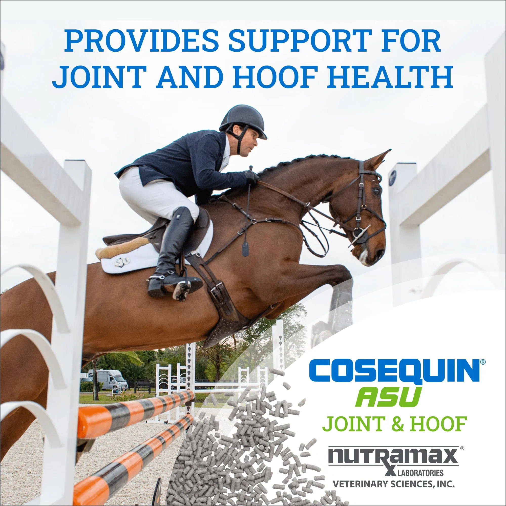 Nutramax Cosequin ASU Joint & Hoof Pellets Joint Health Supplement for Horses - Image 5
