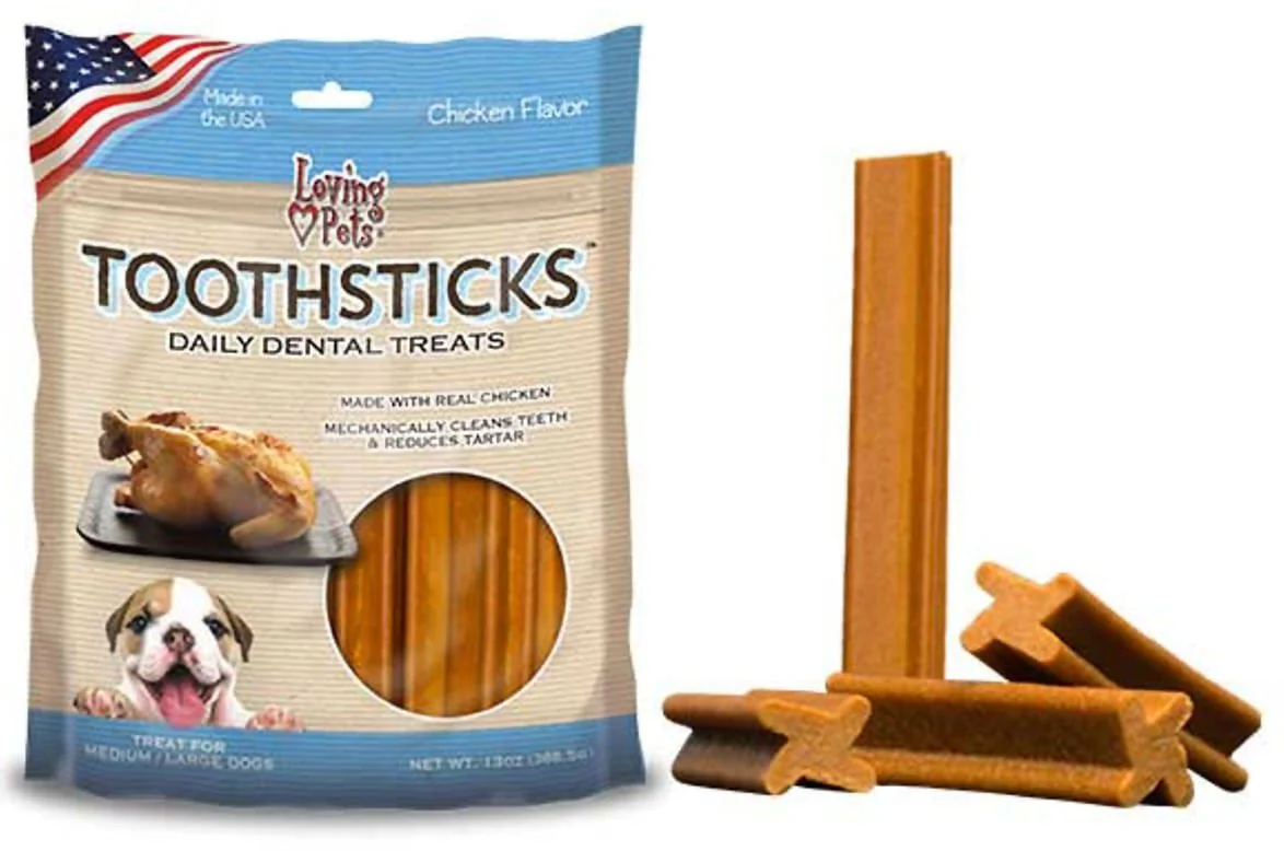 Toothsticks Dog Dental Treats, 13 oz