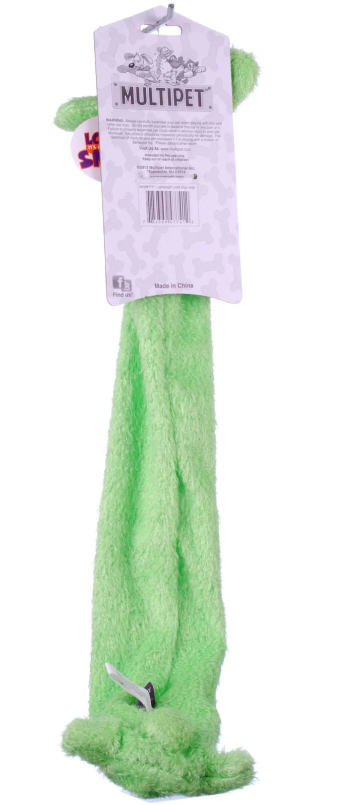 Unstuffed Loofa Dog Toy, 12" L - Image 3
