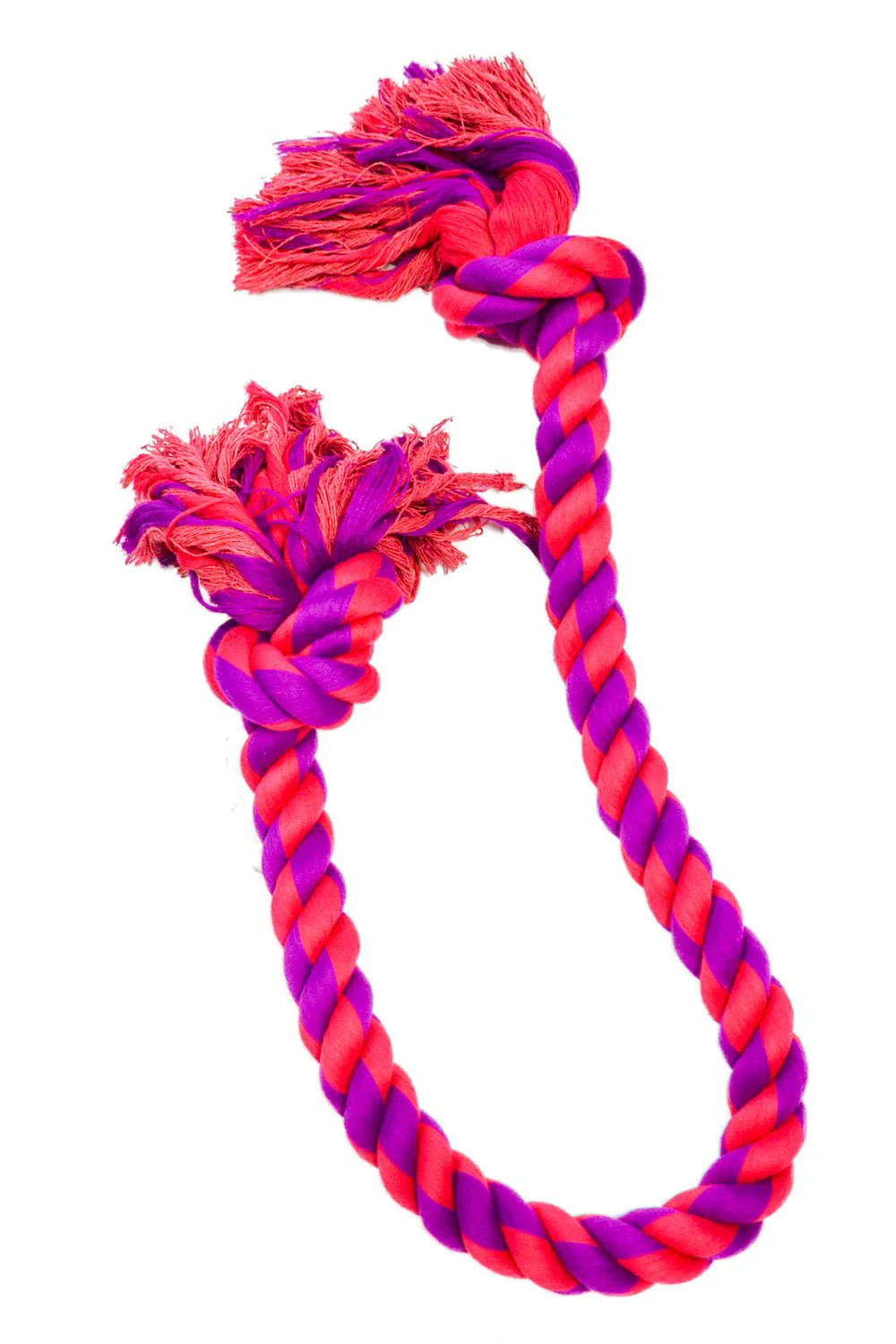 Knotted Cotton Rope Dog Bone Tug Toy - Image 4