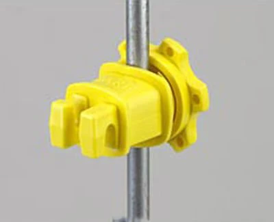 Western Screw-Tight Round Post Insulator, 25 Pack