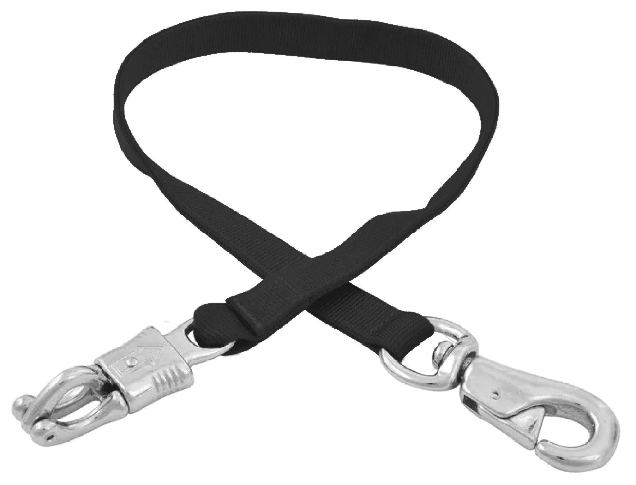 Jeffers Nylon Horse Trailer Tie – Heavy Duty 2-Ply with Bull Snap & Panic Snap, Quick Release - Image 5