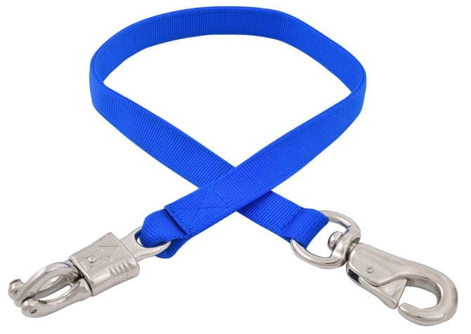 Jeffers Nylon Horse Trailer Tie – Heavy Duty 2-Ply with Bull Snap & Panic Snap, Quick Release - Image 7