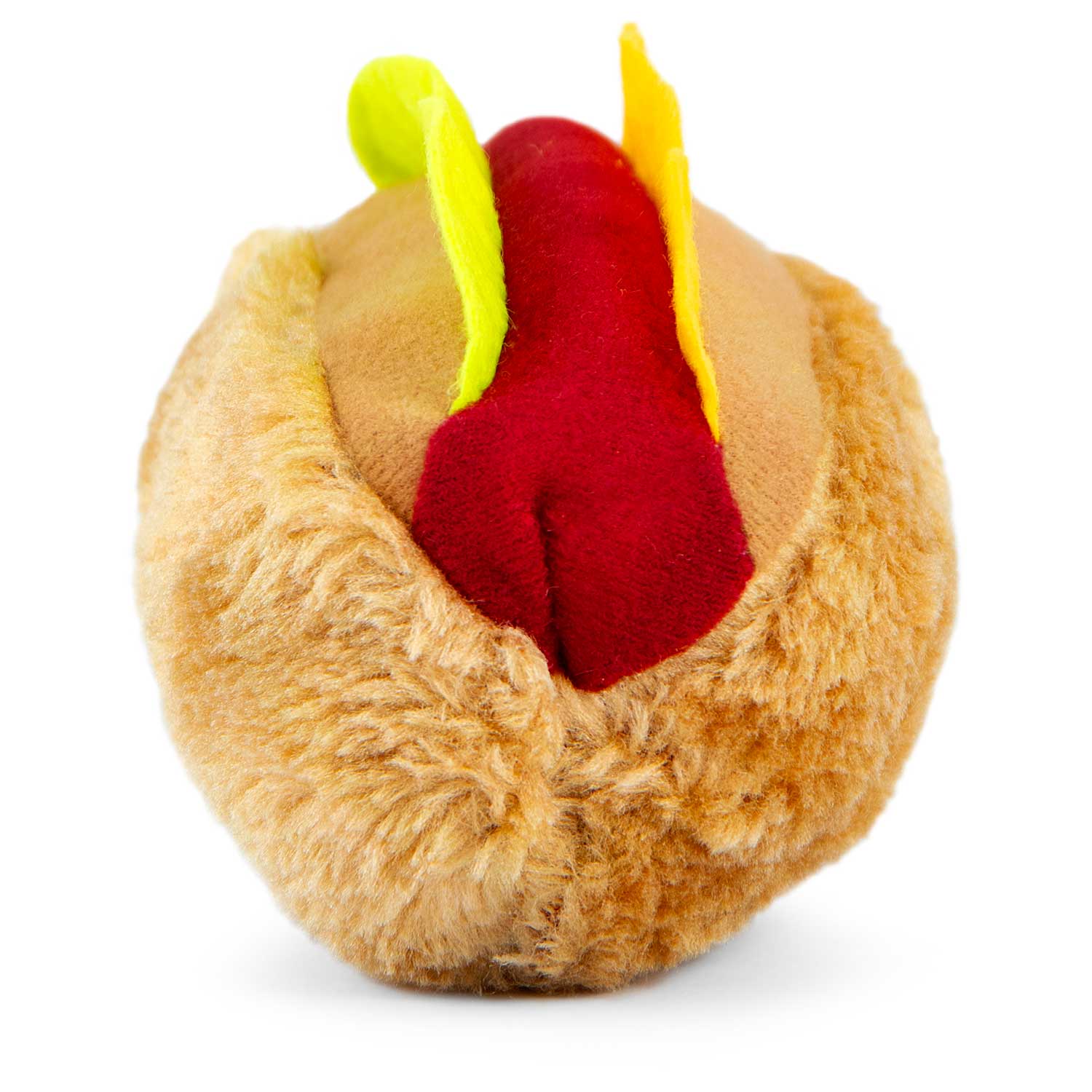 Jeffers American Grill Time Plush Squeaker Dog Toys - Hamburger or Hot Dog - Image 7