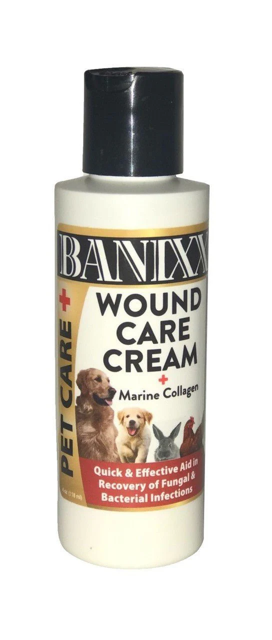 Banixx Pet Wound Care Cream with Marine Collagen