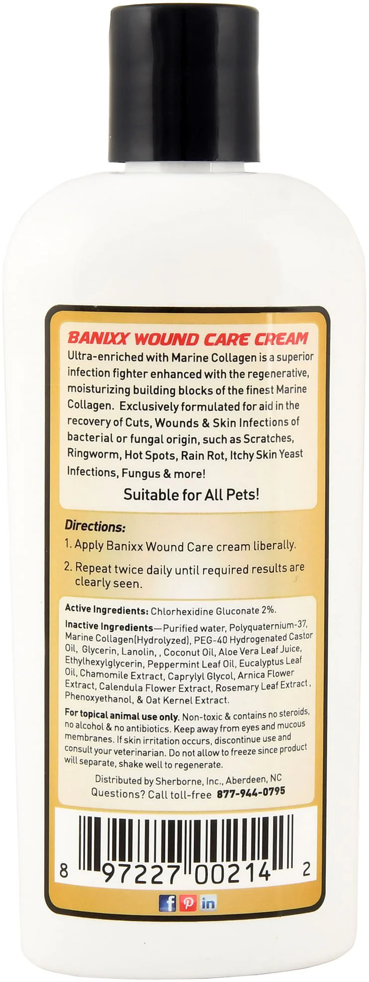 Banixx Pet Wound Care Cream with Marine Collagen - Image 4