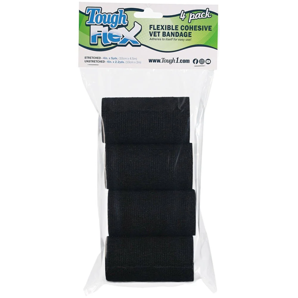 Tough Flex 4" Flexible Cohesive Vet Bandages, 4 pk - Image 7