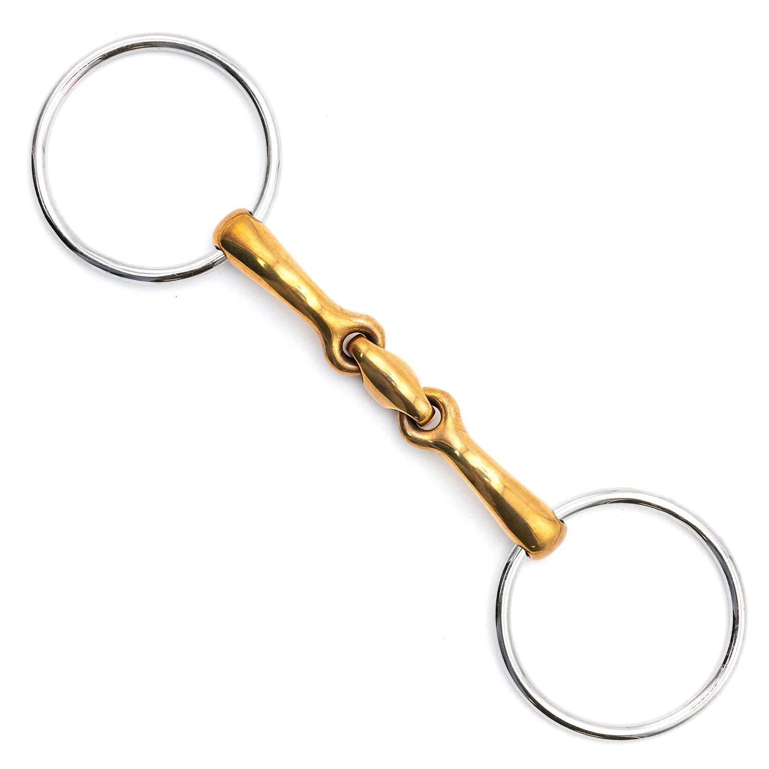 Jeffers Oval Mouth Copper Loose Ring Horse Bit, 5" - Image 4