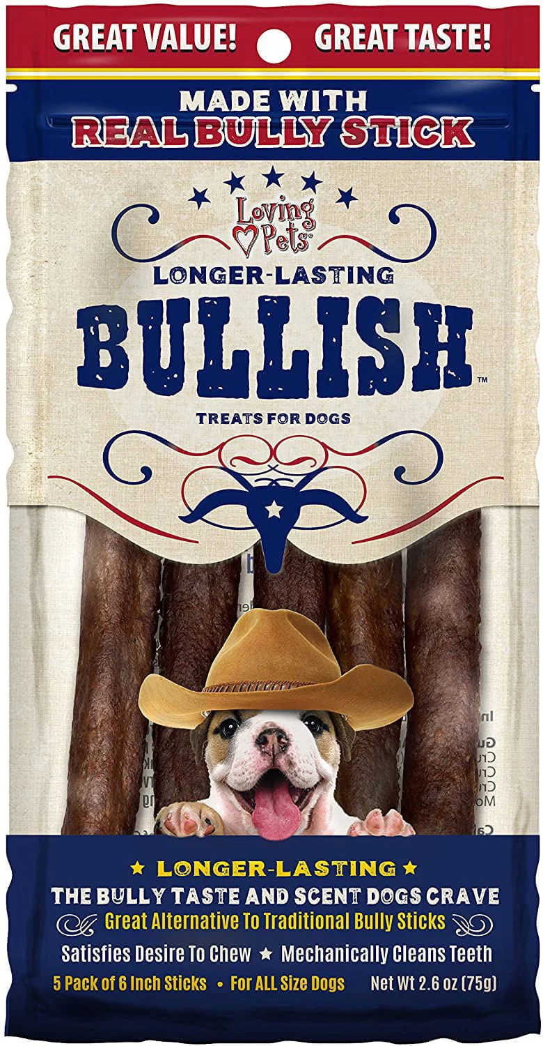 6" Bullish Treat Sticks, 5 pk