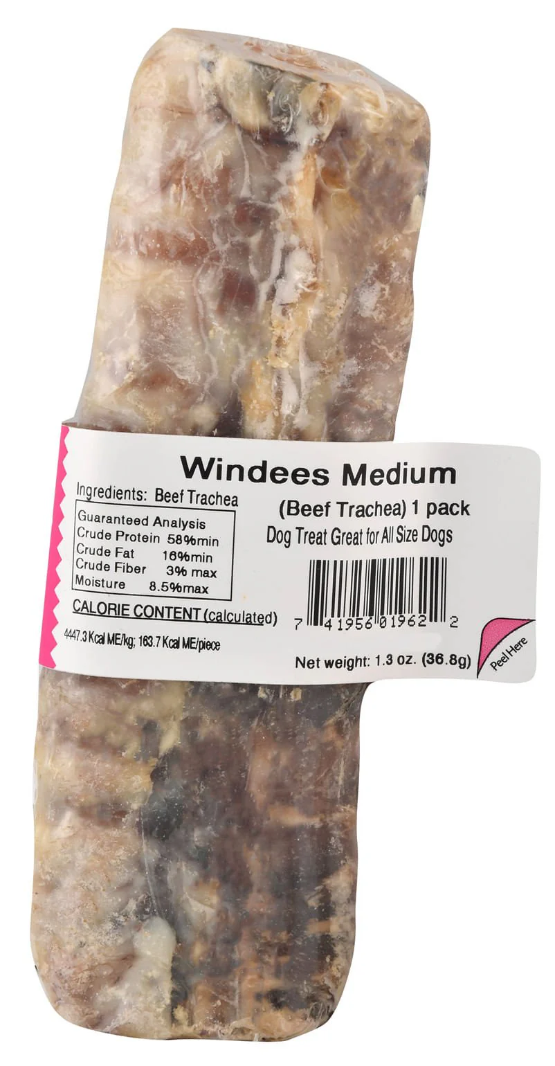 Windee Beef Trachea Dog Chews – Natural Crunchy Treat, Joint Health Support, Made in USA - Image 4
