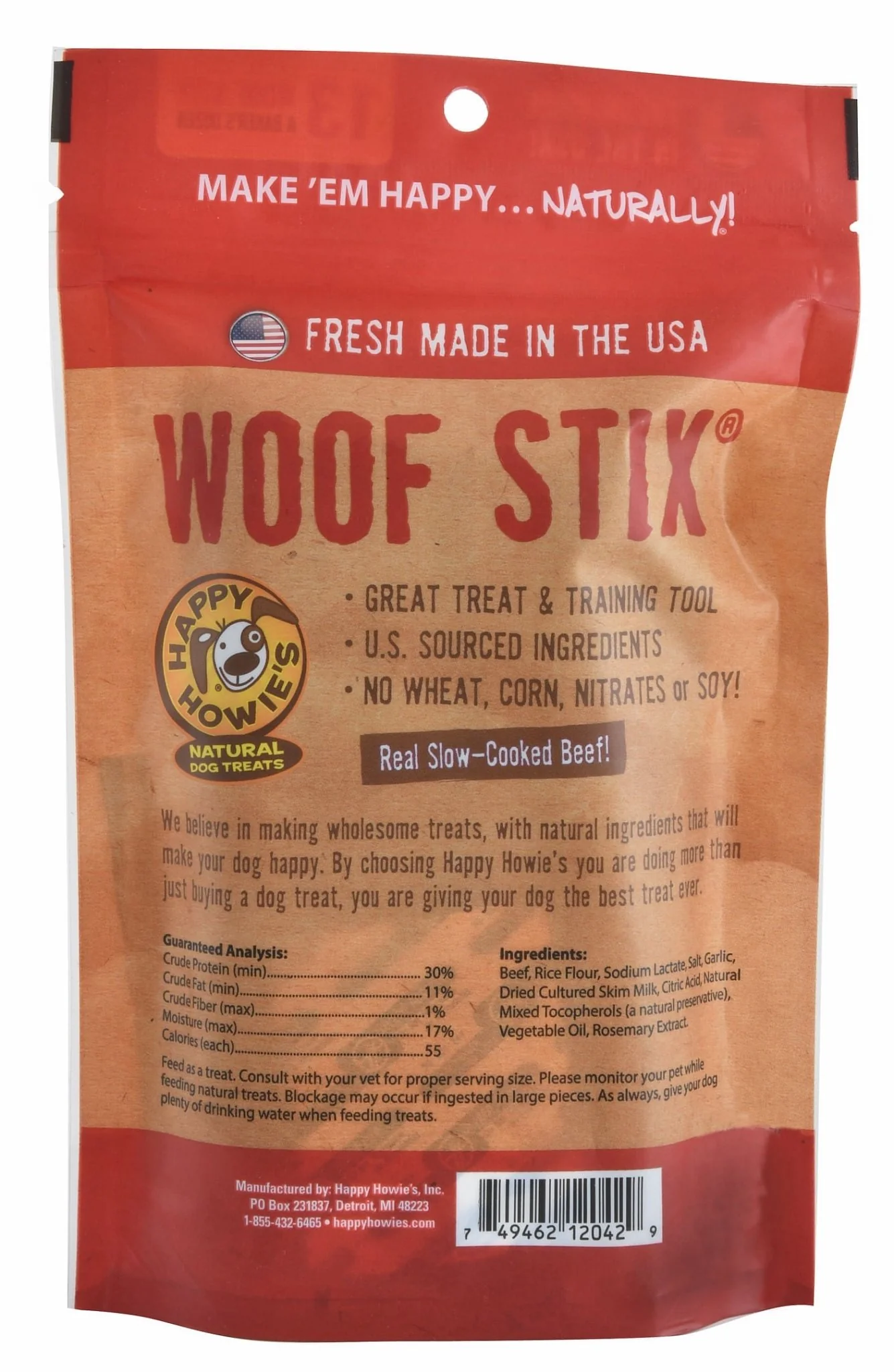 Happy Howie's Woof Stix Dog Soft Chew Treat - Image 4