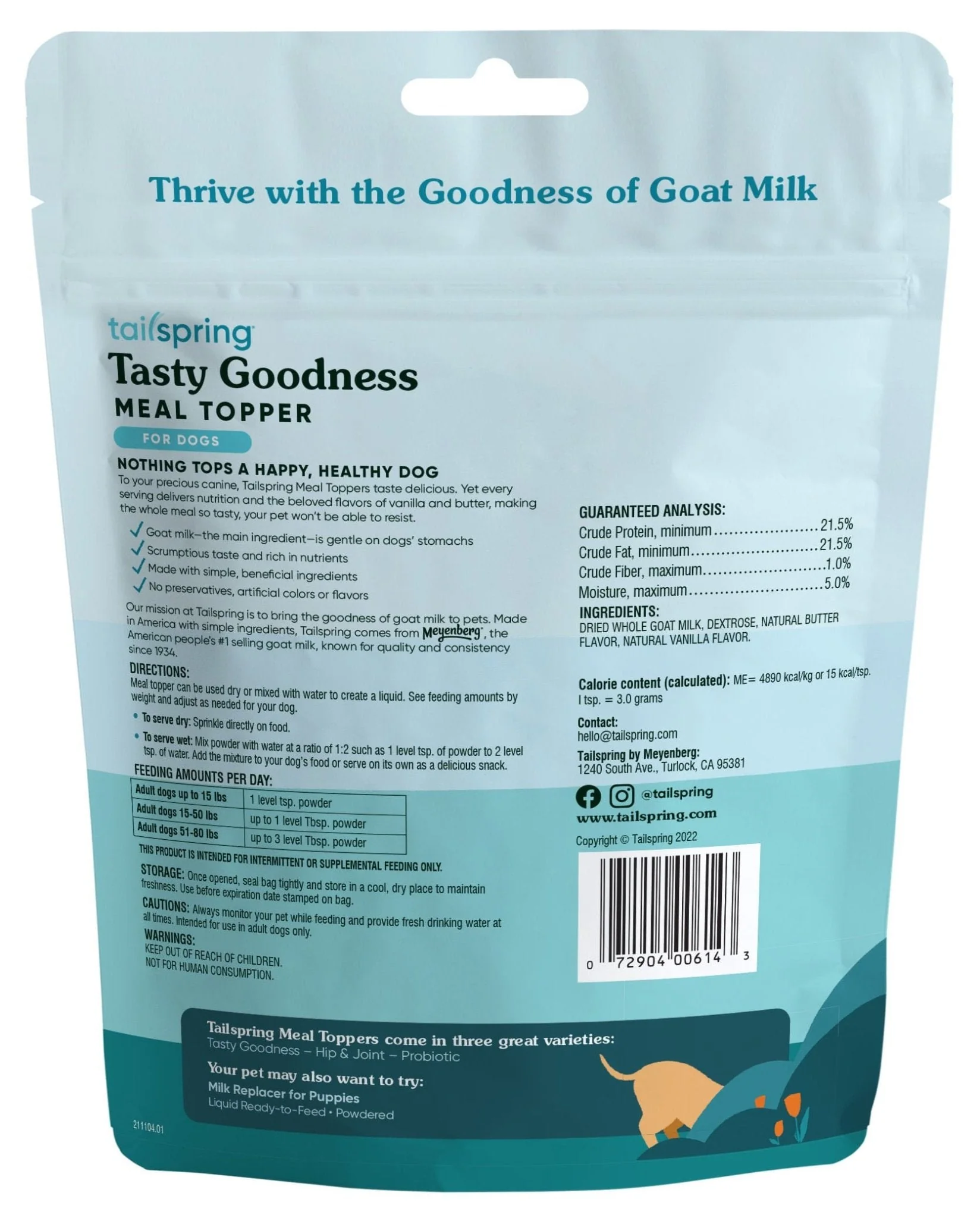 Dog Tasty Goodness Tailspring Meal Topper, 8 oz - Image 2