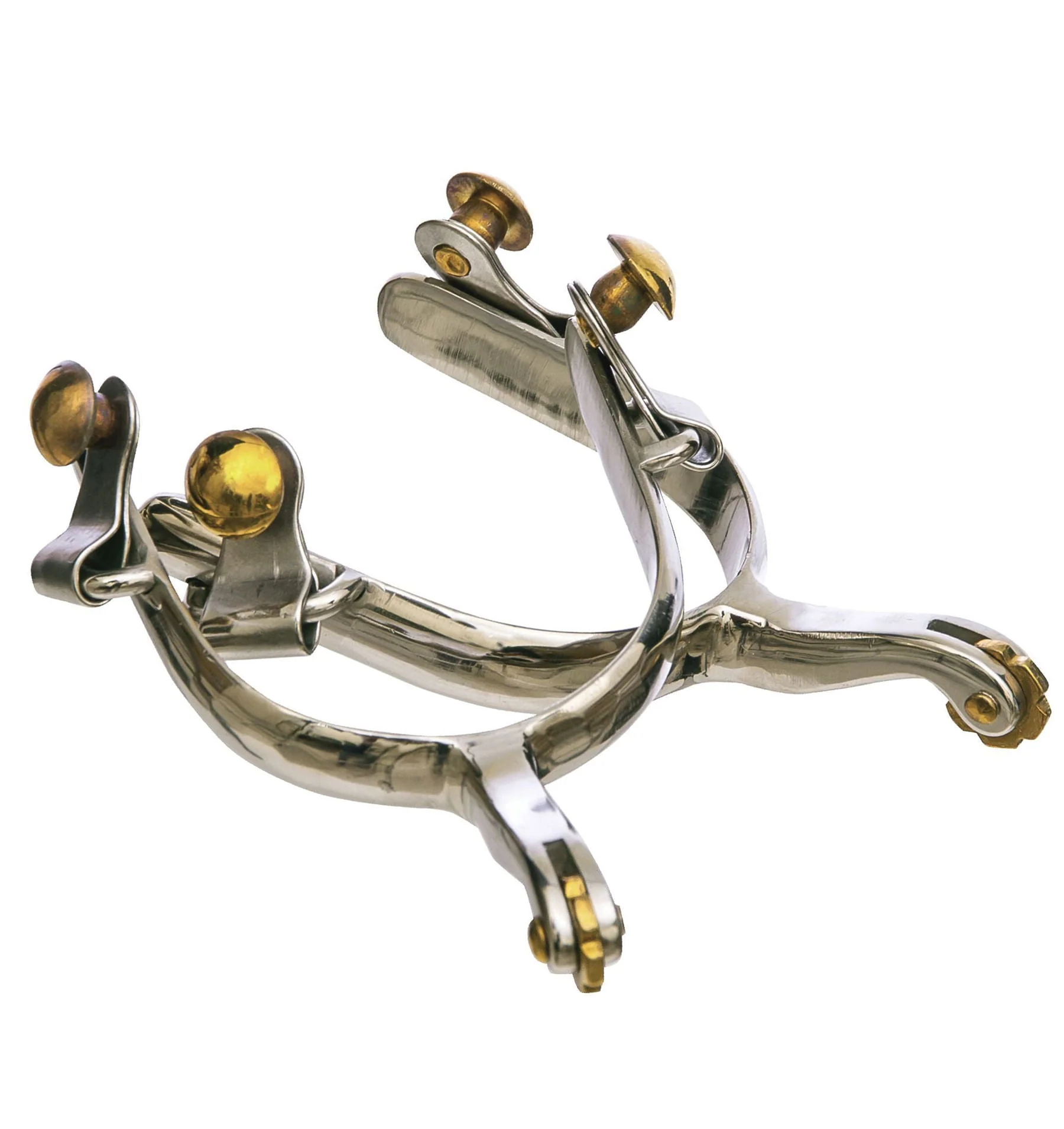 Jeffers Women's Western & Barrel Racing Spurs – Stainless Steel, Rosebud, Ball End & 10 Point Options - Image 5
