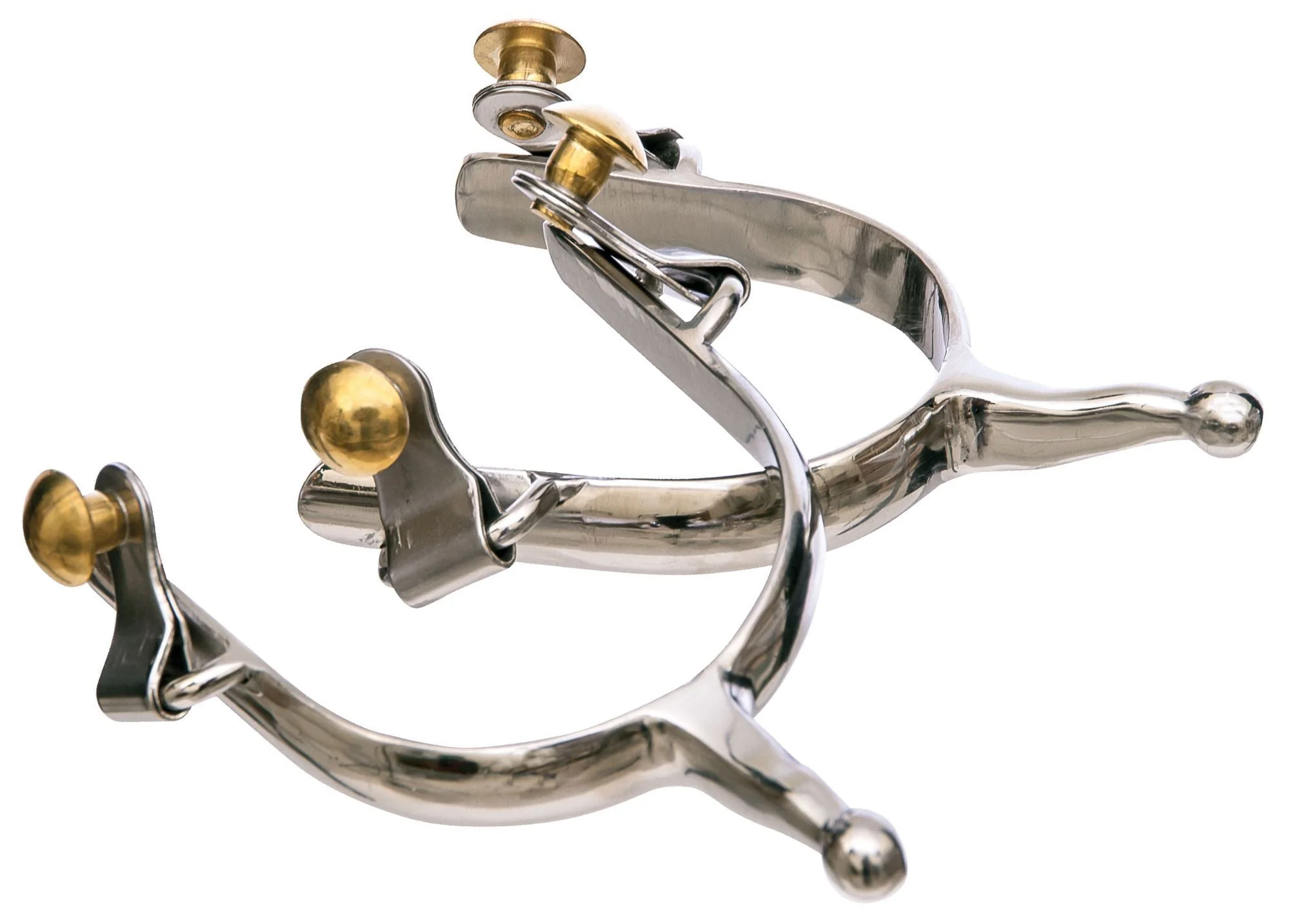 Jeffers Women's Western & Barrel Racing Spurs – Stainless Steel, Rosebud, Ball End & 10 Point Options - Image 7