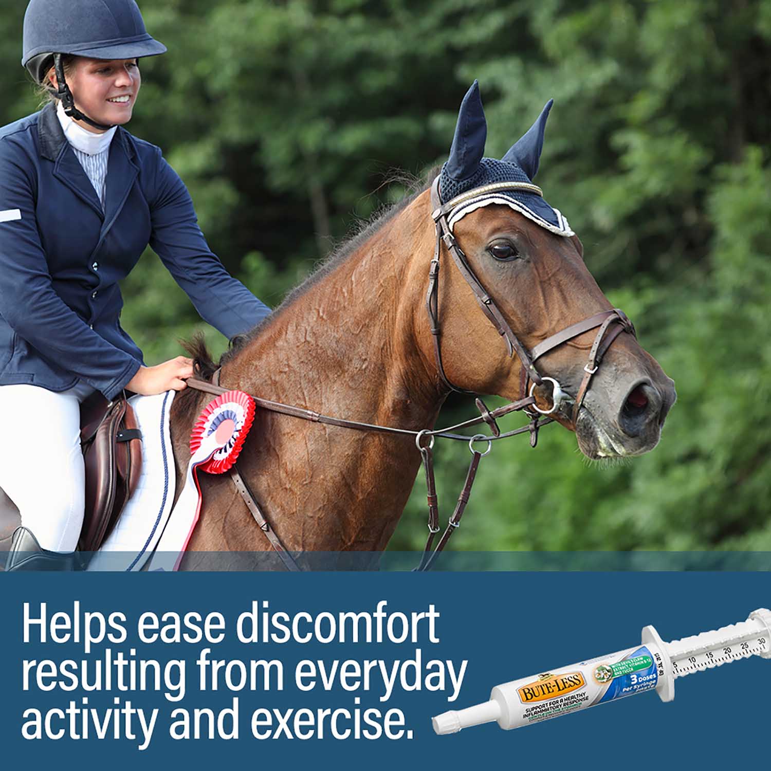 Absorbine BUTE-LESS® Natural Pain Relief Paste for Horses, 3 Dose Syringe - Image 4