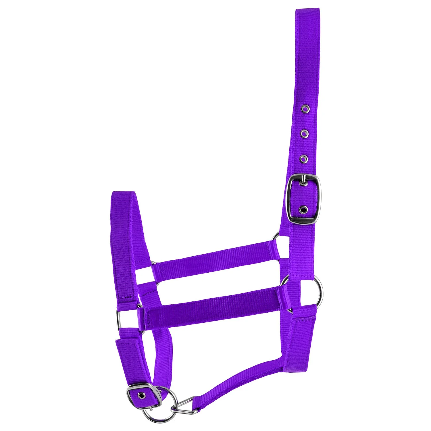 Jeffers Adjustable Nylon Full Size Horse Halter - Image 15