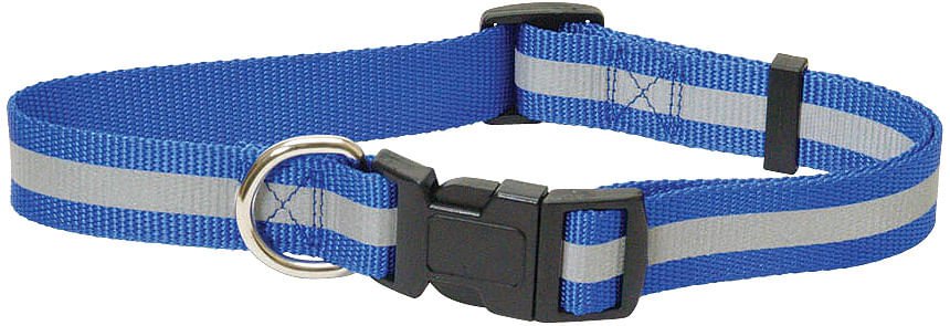 Jeffers Reflective Safety Stripe Adjustable Nylon Dog Collar – Glow-in-the-Dark for Night Visibility - Image 9