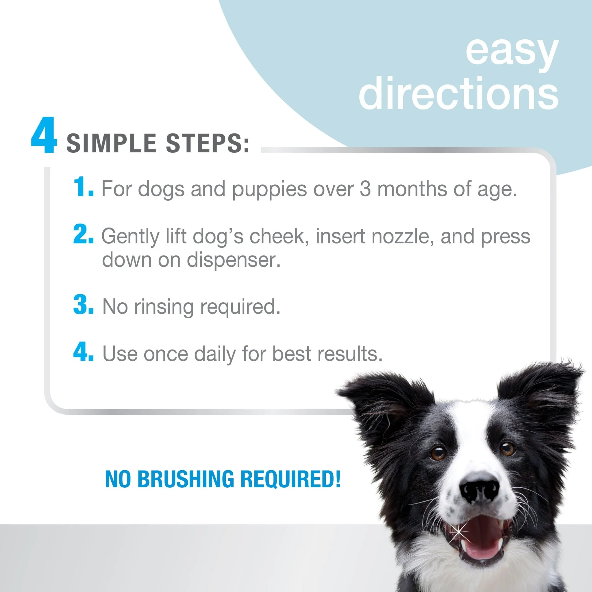 Advanced Oral Care Foaming Tartar Remover for Dogs, 4 oz - Image 3