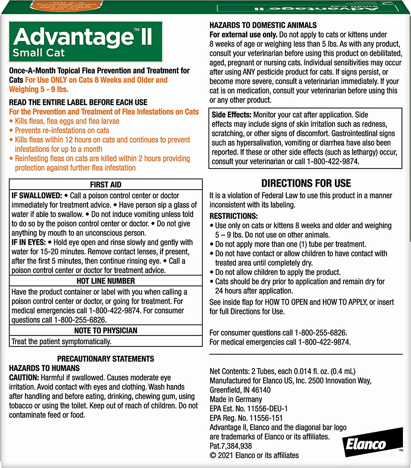Advantage II Topical Flea Control for Cats & Kittens - Image 10