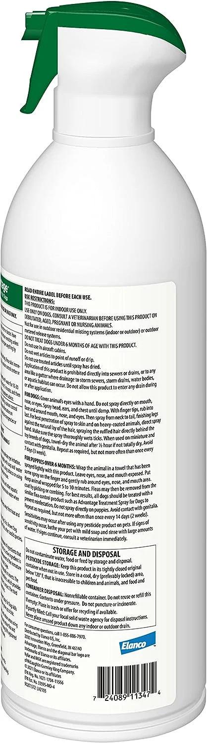 Advantage Flea Treatment Spray for Dogs - Image 4