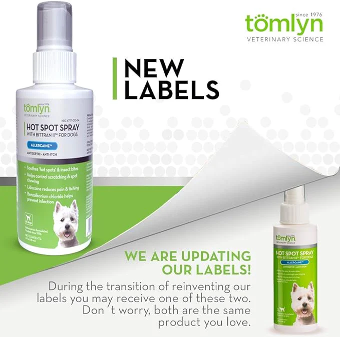 Tomlyn Hot Spot Spray (Allercaine) with Bittran II for Dogs - Image 2