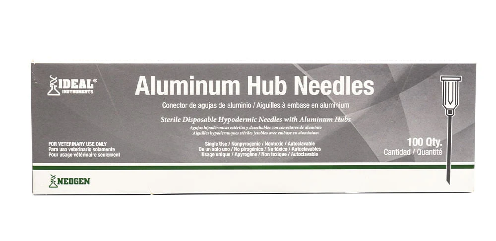 Aluminum Hub Needle 16g x 5/8", Box of 100 - Image 2