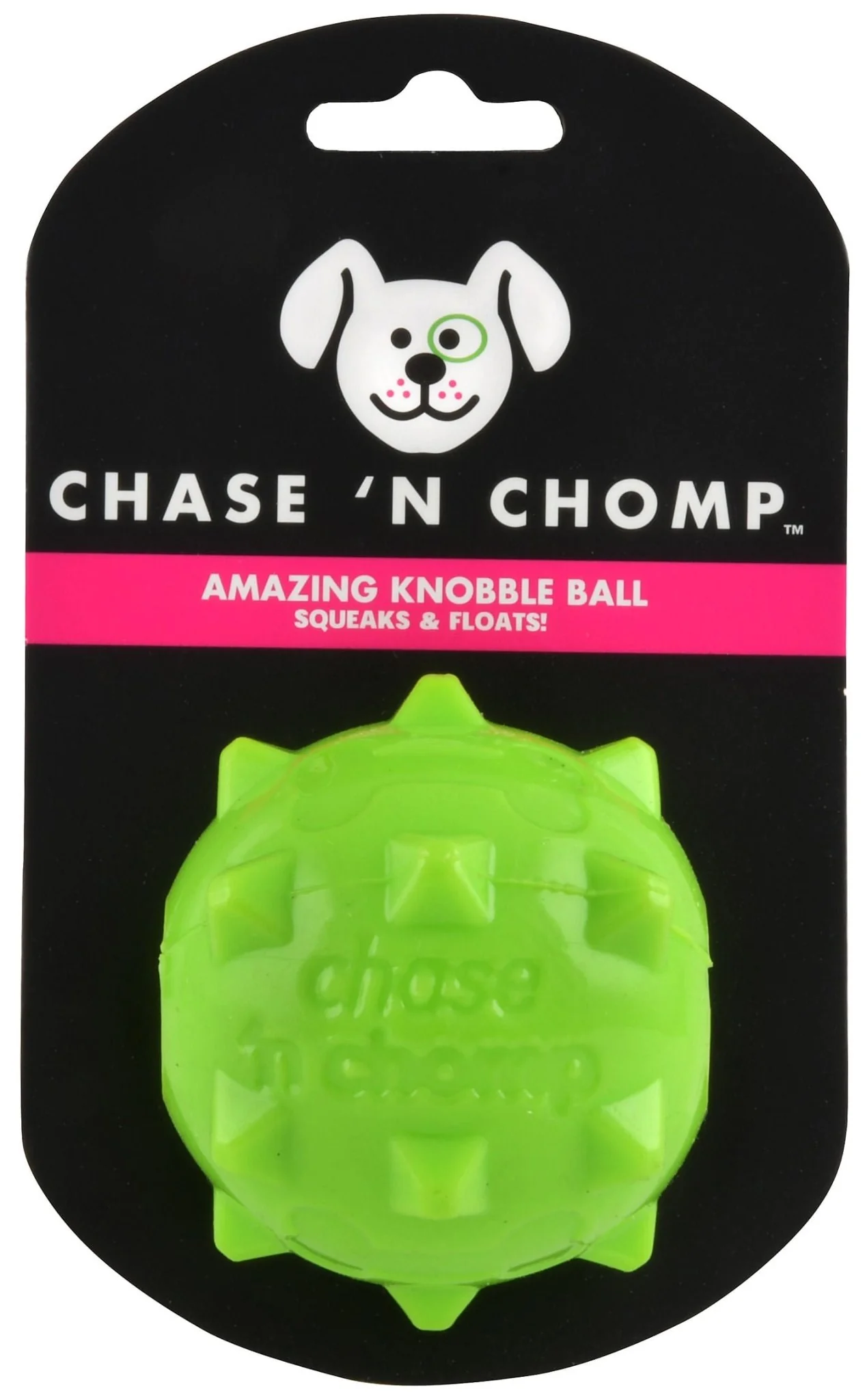 Amazing Knobble Ball Squeak & Float Dog Toy - Image 4