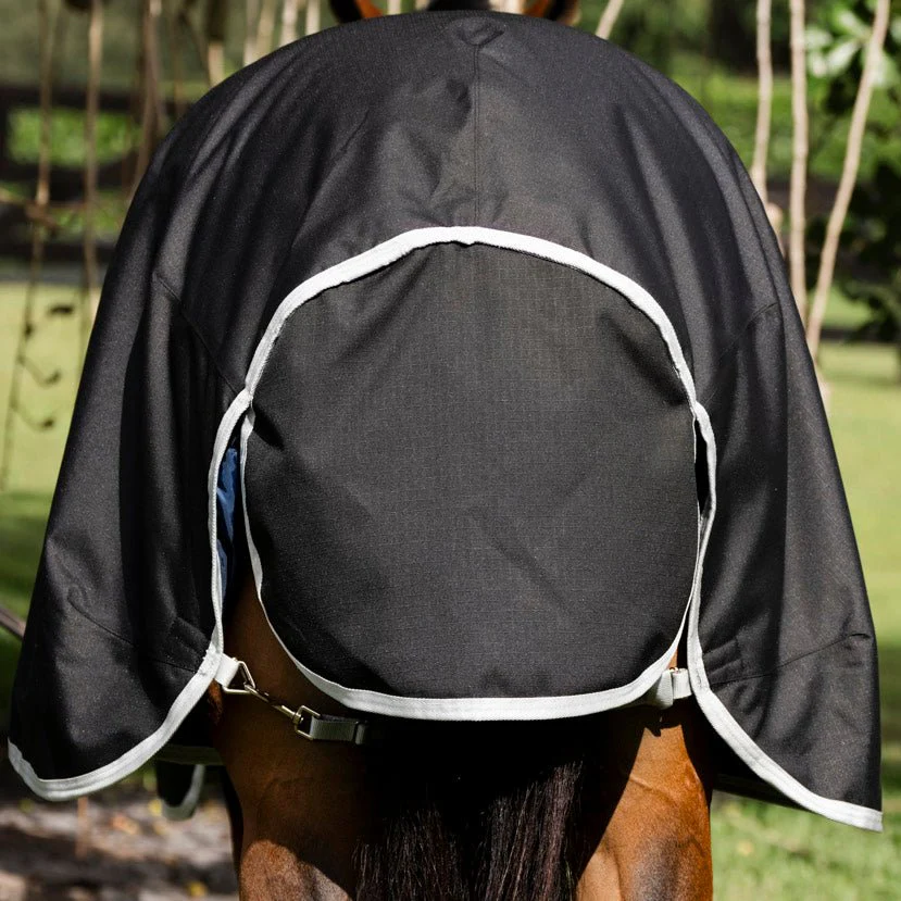 Amigo Ripstop 900D Quarter Horse Plus Turnout Blanket - 200g Medium Weight, Waterproof with Detachable Hood - Image 5
