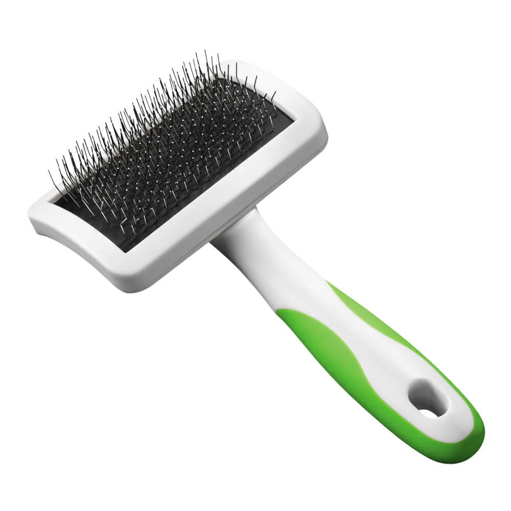Andis Firm Pet Slicker Grooming Brush – Anti-Slip Deshedding & Mat Removal Tool - Image 6
