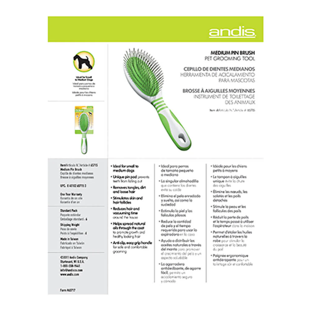 Andis Pin Brush - Image 3