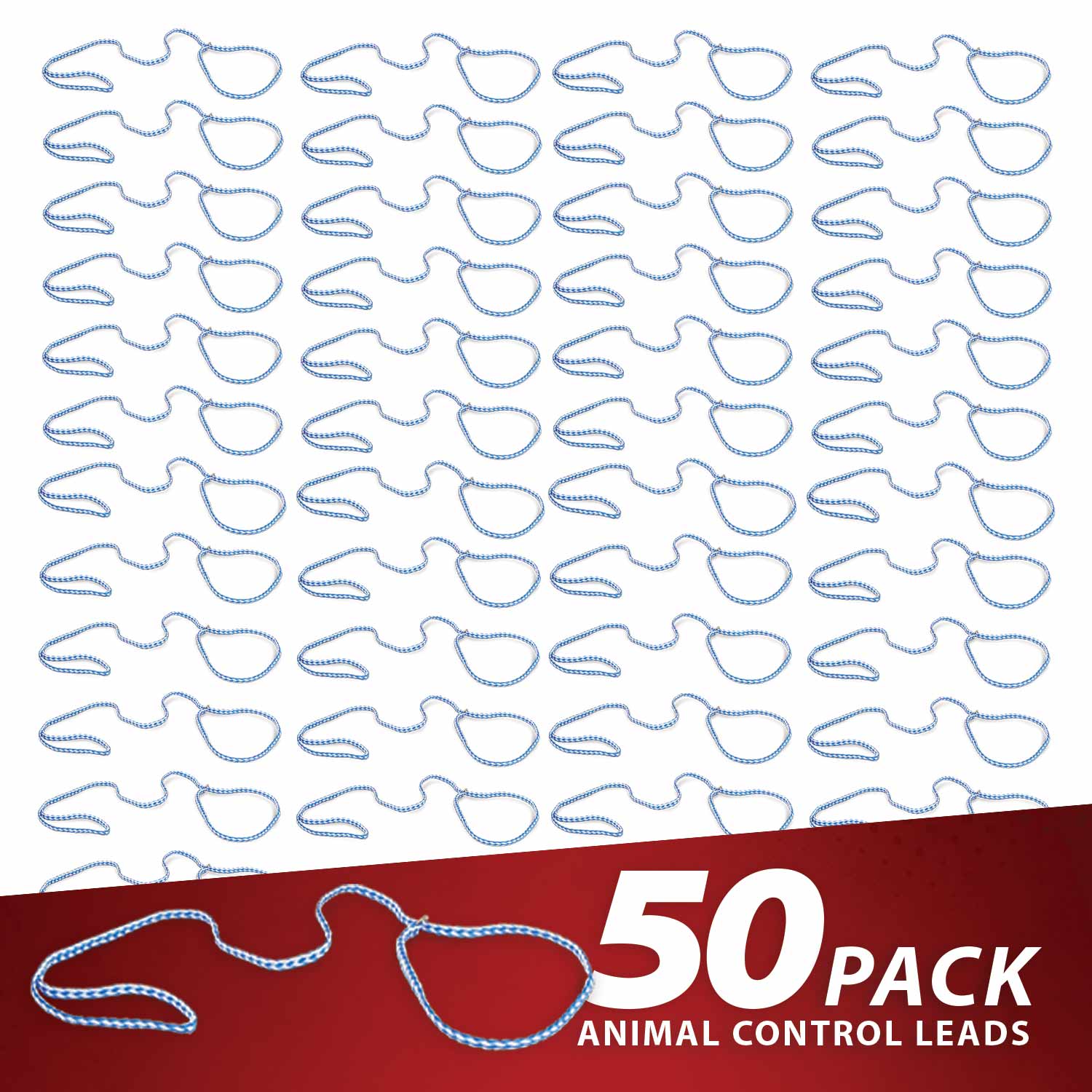 Jeffers Animal Control Slip Dog Lead, Braided Poly, 6'L - Image 8