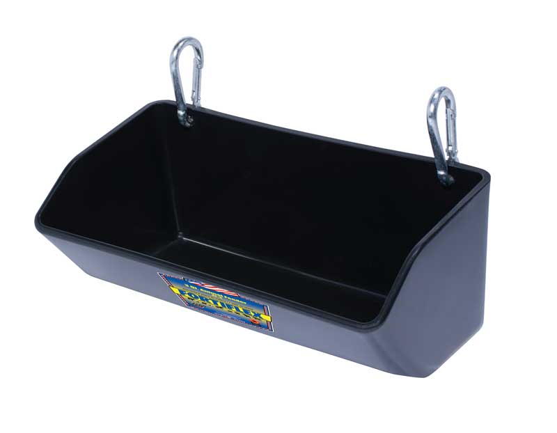 Fortiflex 3 Quart Animal Feeder – Hanging Livestock Feeder for Pigs, Goats & Sheep