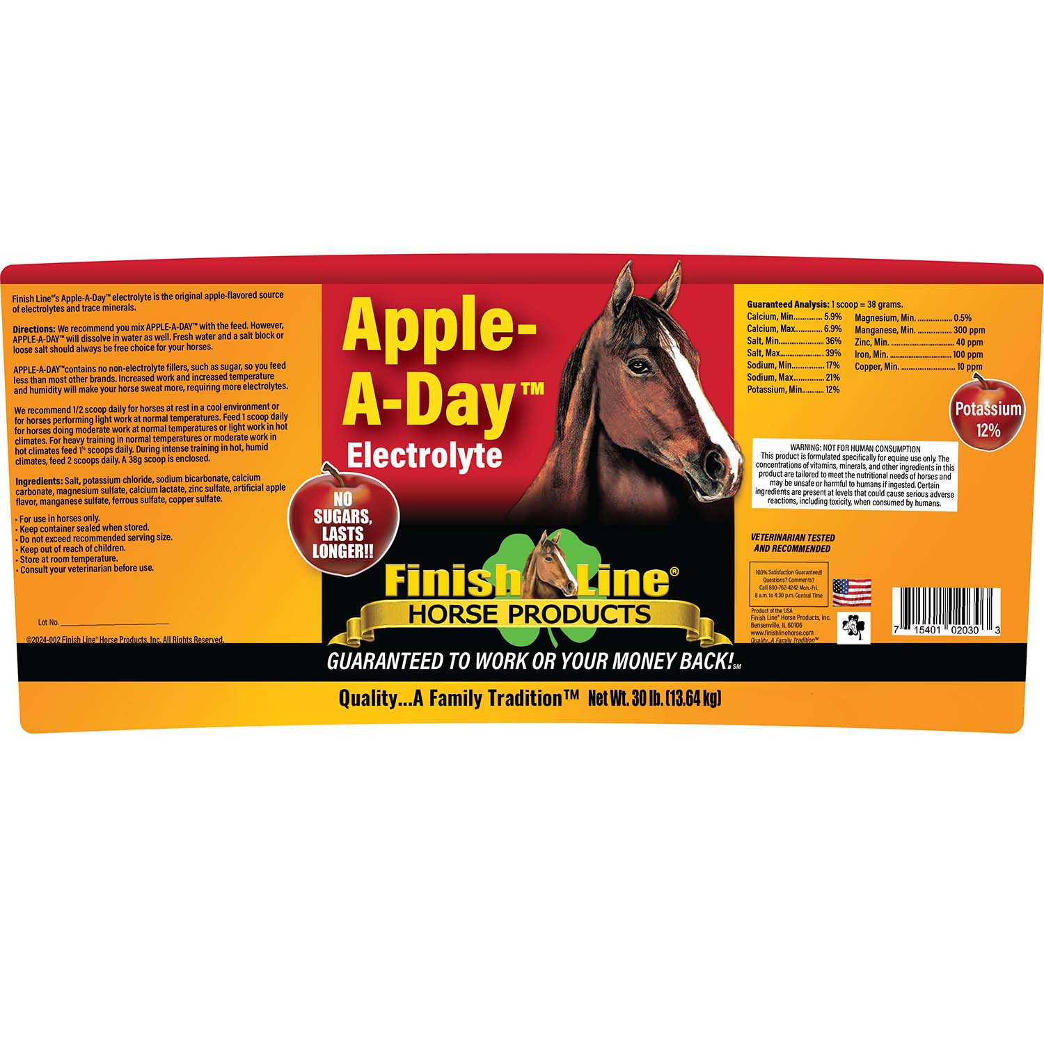 Apple-A-Day Electrolyte Supplement for Horses - Image 4