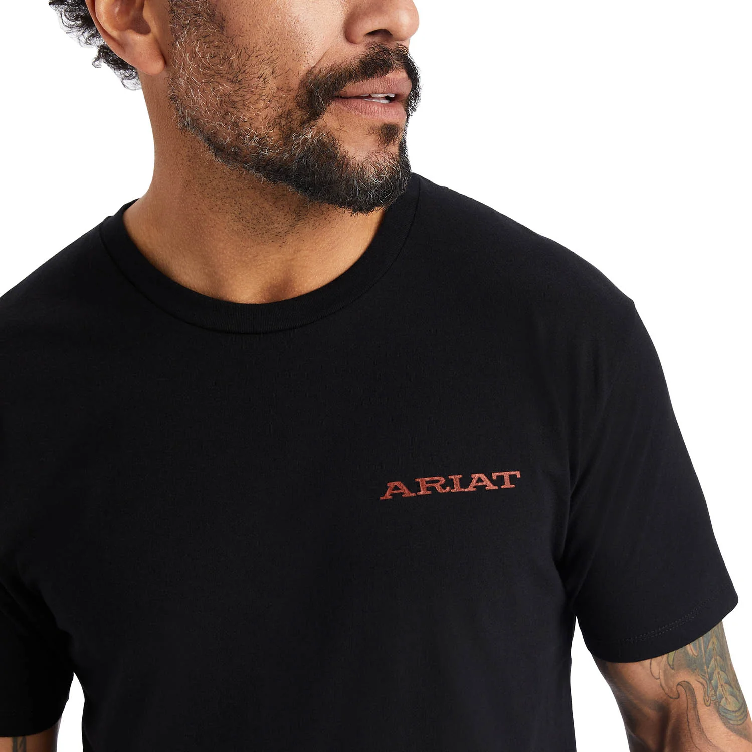 Ariat Men's Bronc Buster T-Shirt, Black - Image 3