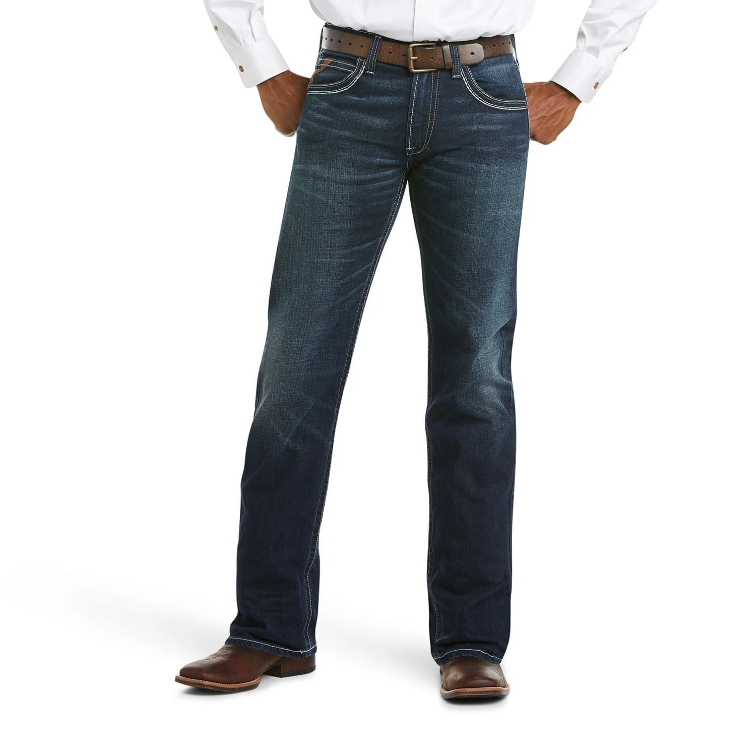 Ariat Men's M5 Slim Stretch Coltrane Stackable Straight Leg Jean - Image 2