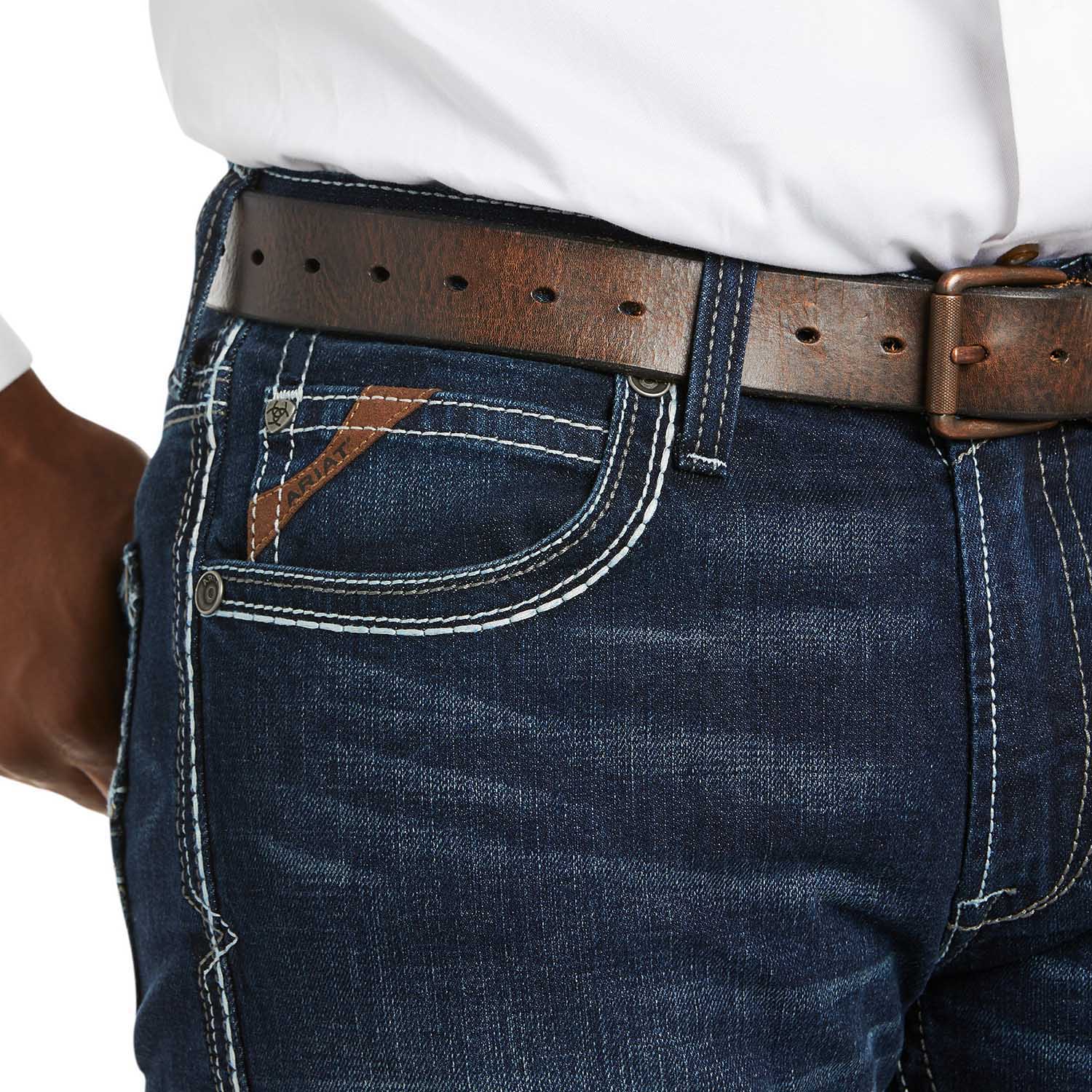 Ariat Men's M5 Slim Stretch Coltrane Stackable Straight Leg Jean - Image 4