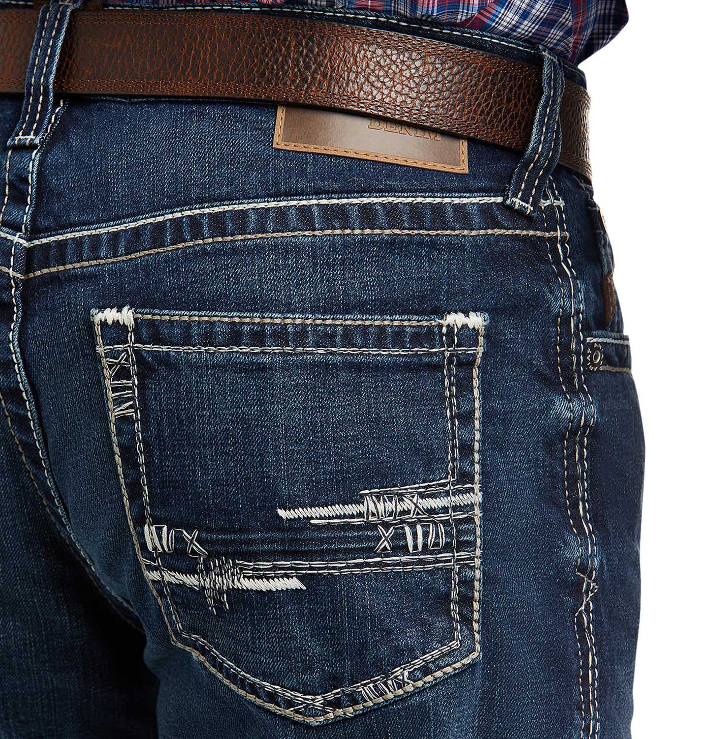Ariat Men's M4 Low Rise Stretch Adkins Boot Cut Jean - Image 4