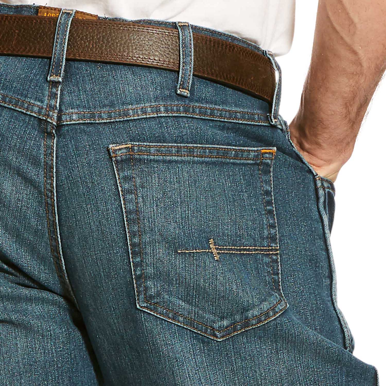 Ariat Men's Rebar M4 Relaxed DuraStretch Basic Boot Cut Jean - Image 104