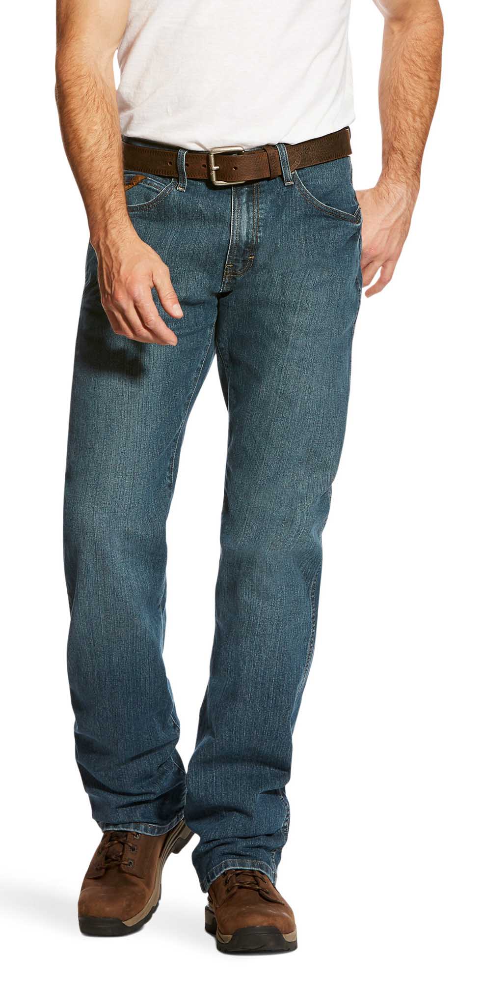 Ariat Men's Rebar M4 Relaxed DuraStretch Basic Boot Cut Jean - Image 21
