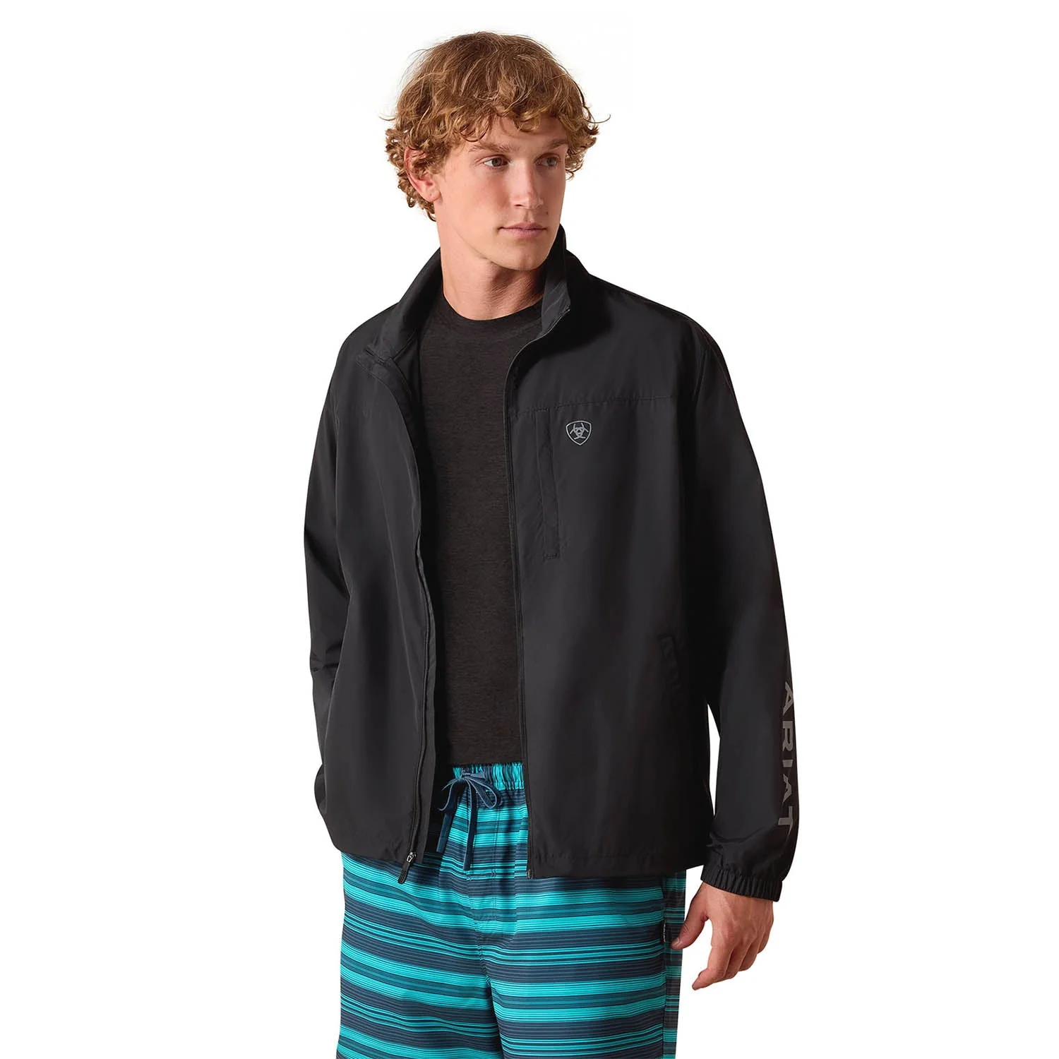 Ariat Men's Performance Windbreaker Jacket – Lightweight, Water-Resistant, Breathable
