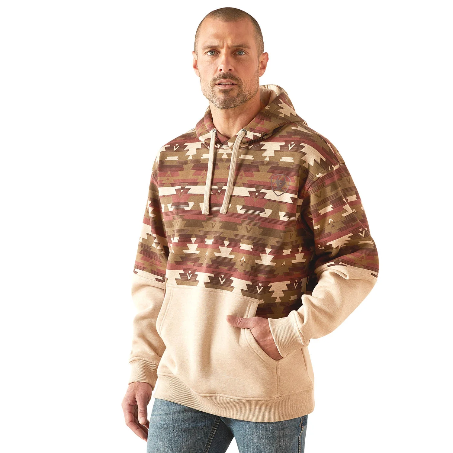 Ariat Mens Print Hoodie - Image 10