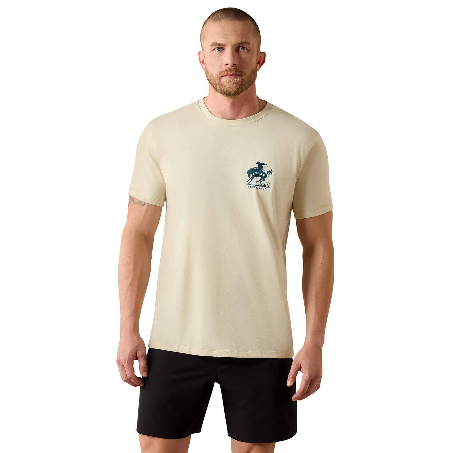 Ariat Mens Classic Fit Short Sleeve Shirt, Patriotic Freedom Western Graphic Tee - Image 3