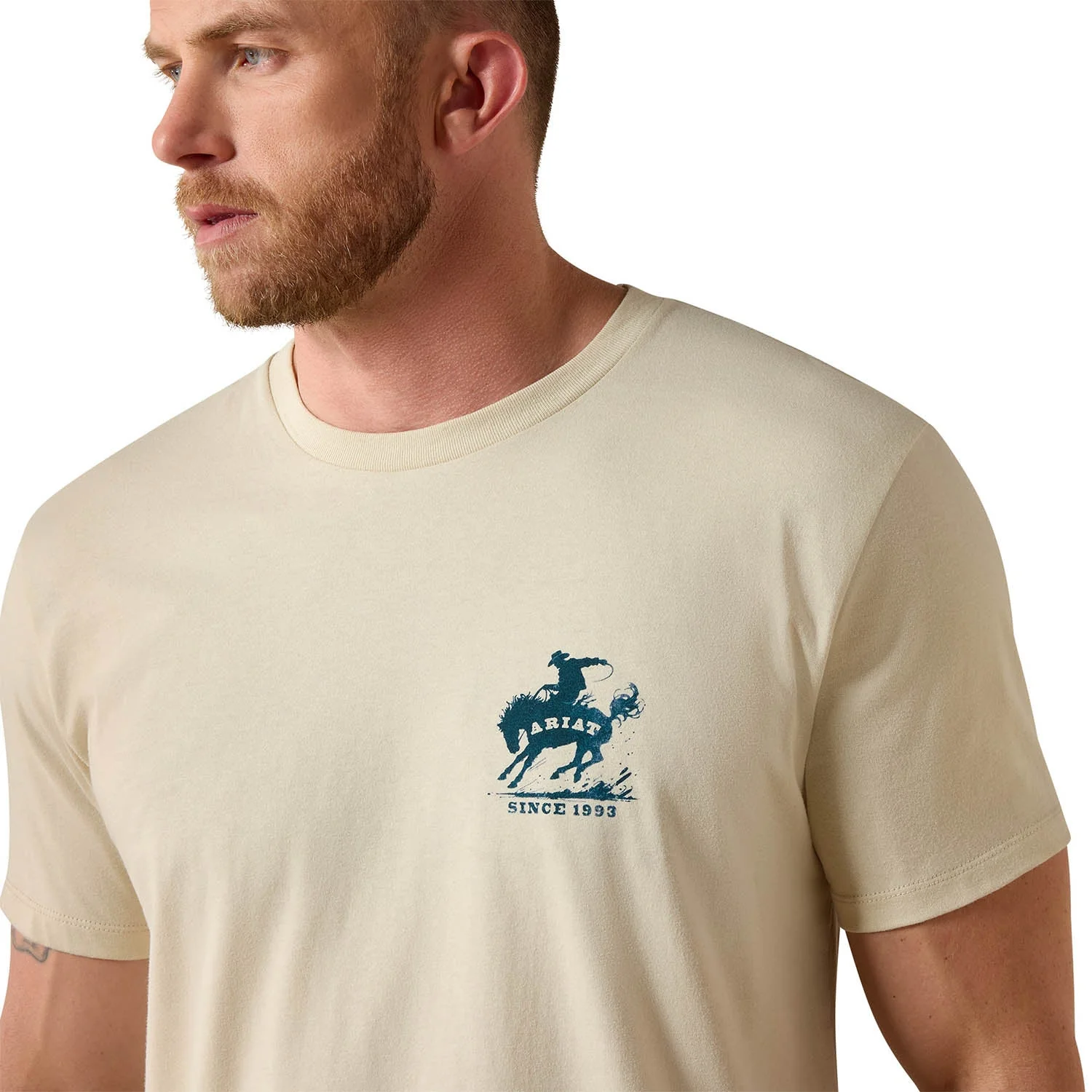 Ariat Mens Classic Fit Short Sleeve Shirt, Patriotic Freedom Western Graphic Tee - Image 4