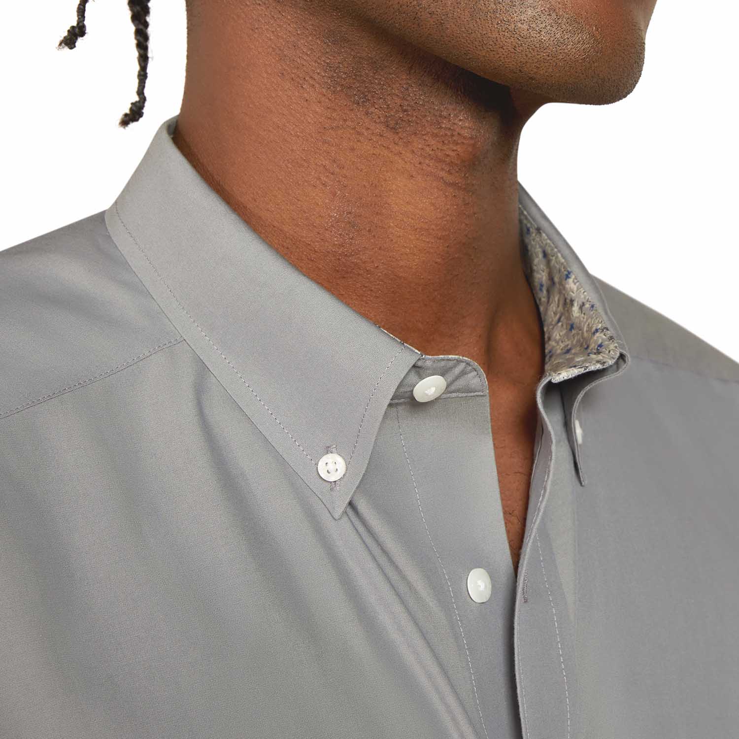 Ariat Mens Wrinkle Free Solid Classic Fit Long Sleeve Shirt - Image 4